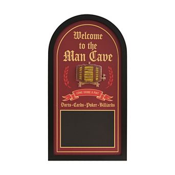 American Art Décor Welcome to the Man Cave Chalkboard Wall Decor