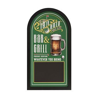 American Art Décor Vintage Golf Club Chalkboard Wall Decor