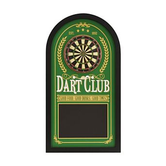 American Art Décor Dart Club Chalkboard Wall Decor MDF Blackboard Sign