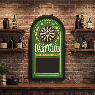 American Art Décor Dart Club Chalkboard Wall Decor MDF Blackboard Sign