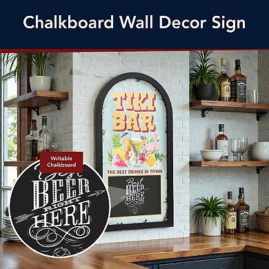 American Art Décor Tiki Bar Chalkboard Wall Decor