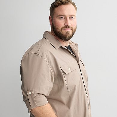 Big & Tall Apt. 9® Long Sleeve Collared Shirt