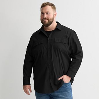 Big & Tall Apt. 9® Long Sleeve Collared Shirt