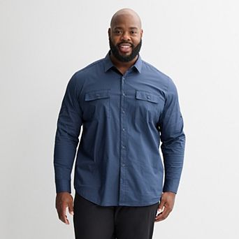 Big & Tall Apt. 9® Long Sleeve Collared Shirt