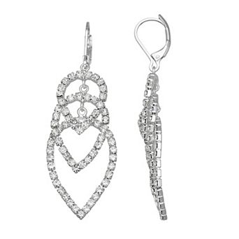 You're Invited Rhinestone Long Drop Earrings