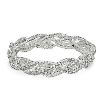 You're Invited Rhinestone Stretch Bracelet