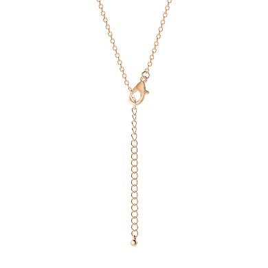 JS Jessica Simpson Gold Silver Heart Eye Layered Necklace Set