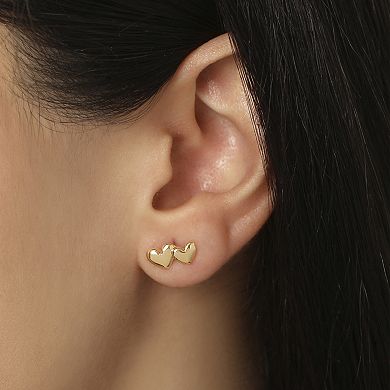 JS Jessica Simpson Gold-Tone Bow, Butterfly & Pearl Stud & Hoop Earring Set, 12 Pairs