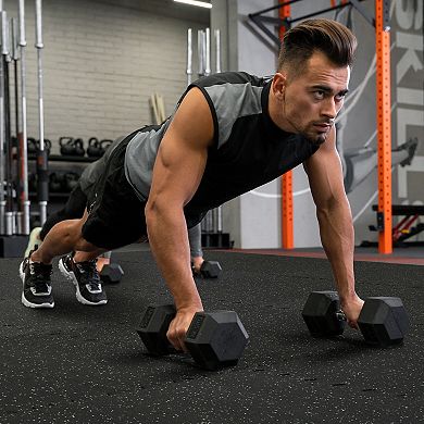 VEVOR EVA Interlocking Foam Floor Mats, 0.56 in Thickened 25 Pcs Puzzle Rubber Tiles, 24 x 24 in