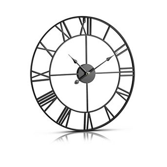 VEVOR Wall Clock, 24 in,Wall Clock Roman Numerals, Battery Operated Classic Decorative Round Clocks