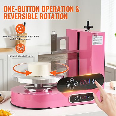 VEVOR Cake Decorating Machine, Cake Cream Spreading Coating Smearing Machine