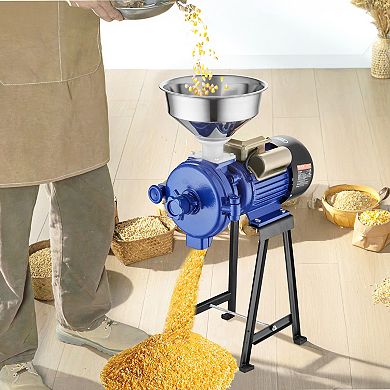 VEVOR 3000W Electric Grain Mill Grinder with Funnel, Commercial Corn Wheat Mill