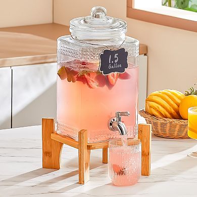 VEVOR Beverage Dispenser, 1.5 Gallon Drink Dispensers for Parties, 2PC