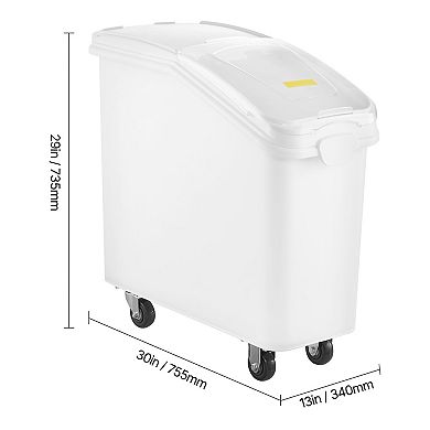 VEVOR Rice Storage Container, 21Gallon/80L Capacity Large Dog Food Dispenser Bin