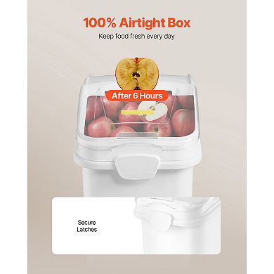 VEVOR Rice Storage Container, 21Gallon/80L Capacity Large Dog Food Dispenser Bin