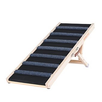 VEVOR Dog Ramp, Folding Pet Ramp for Bed, Adjustable Dog Ramp for Small, Large, Old Dogs & Cats