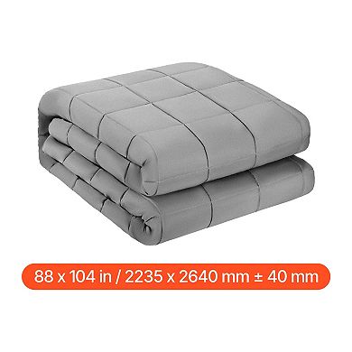 VEVOR Weighted Blanket, 20 lbs, 88 x 104 in King Size, Cooling Breathable Heavy Blanket