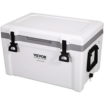 VEVOR Insulated Portable Cooler, 52-qt Holds 50 Cans, Ice Retention Hard Cooler