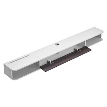 VEVOR Floating TV Stand, 70 in Wall Mount Entertainment Center with Cable Hole