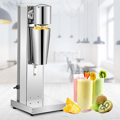 VEVOR Milkshake Maker Kit, Stainless Steel 180W , with 800ml Cup, Silver , 2 Speed Adjustable
