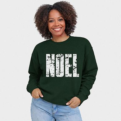 Noel Block Distressed - Women's Graphic Sweatshirt
