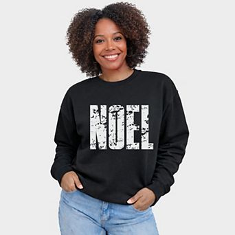 Noel Block Distressed - Women's Graphic Sweatshirt