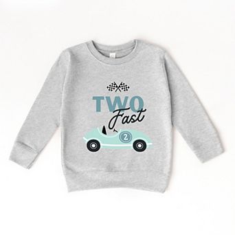 Two Fast Racecar - Toddler Graphic Sweatshirt