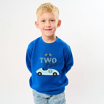 Two Fast Racecar - Toddler Graphic Sweatshirt
