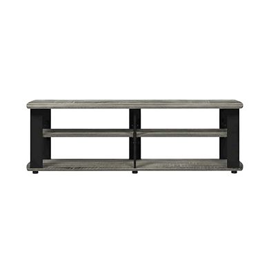 FurniFact Entertainment center with composite wood finish for TV storage