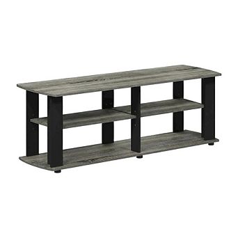 FurniFact Entertainment center with composite wood finish for TV storage