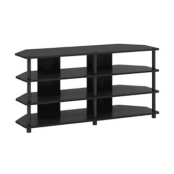 FurniFact Corner TV Stand for 55-Inch TVs