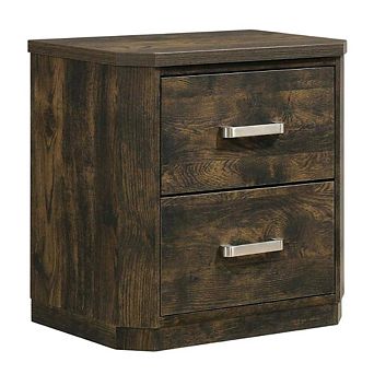 Nightstand with Transitional Style and Storage Space