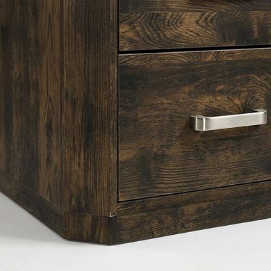 Nightstand with Transitional Style and Storage Space
