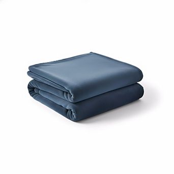 Twin Fleece Blanket 300GSM Plush & Lightweight for Bed Couch Travel 60x80 Grey
