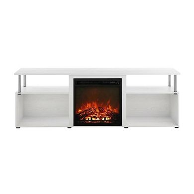 FurniFact Fireplace Entertainment Center, TVs up to 70 Inches