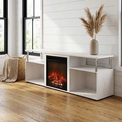 FurniFact Fireplace Entertainment Center, TVs up to 70 Inches