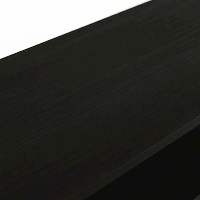 FurniFact Wooden TV stand for 80 inch TVs with modern design and sturdy build