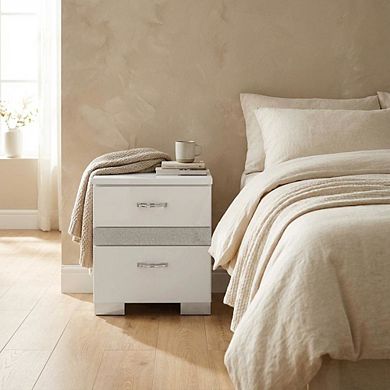 Nightstand with Contemporary Style and Storage Facility