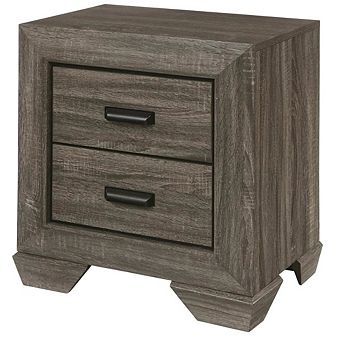Bedroom Nightstand with Rustic Country-Cottage Style