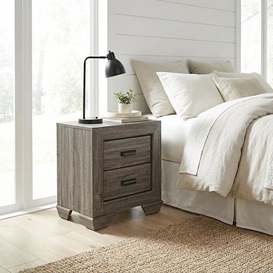 Bedroom Nightstand with Rustic Country-Cottage Style