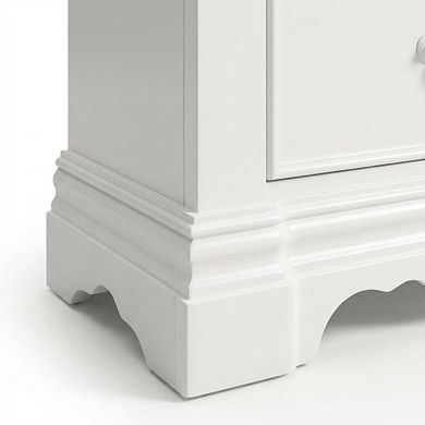 Bedroom Nightstand, Traditional Design, Sturdy Construction, Compact Size