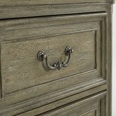 Nightstand with 2 Drawers and Traditional Design