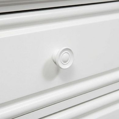 Nightstand with 2 Drawers and Cottage Style