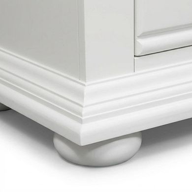 Nightstand with 2 Drawers and Cottage Style