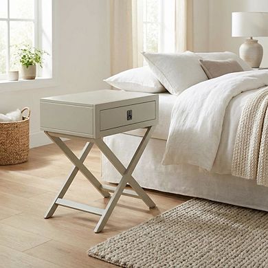Bedroom Nightstand with Clean Design and Sturdy Construction