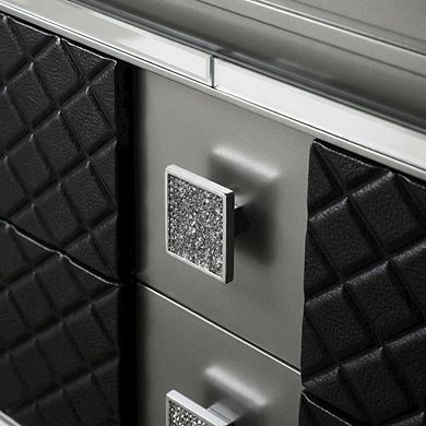 Nightstand with Modern Glam and Contemporary Style