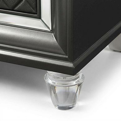 Nightstand with Modern Glam and Contemporary Style