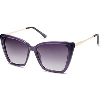 Trendy Polarized Sunglasses For Women Retro Womens Oversized Square Cat Eye Sun Glasses UV Protectio