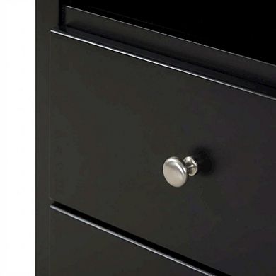 Sonoma Tall Nightstand with Open Shelf and 2 Drawers for Bedroom Storage