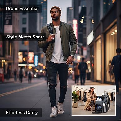 Single Ball Bowling Backpack with Shoe Compartment, Fits Size 16, Grey